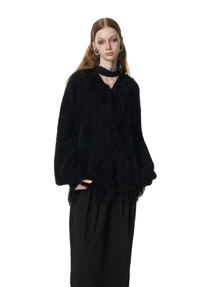 Imitation mink loose thick coat【s0000007325】