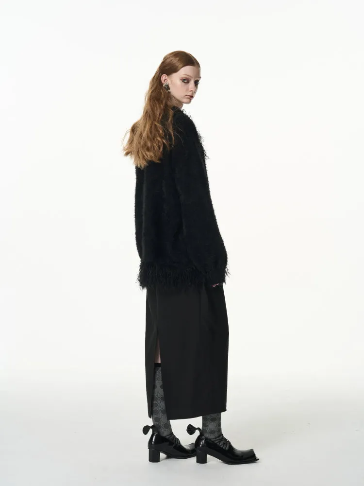 Imitation mink loose thick coat【s0000007325】