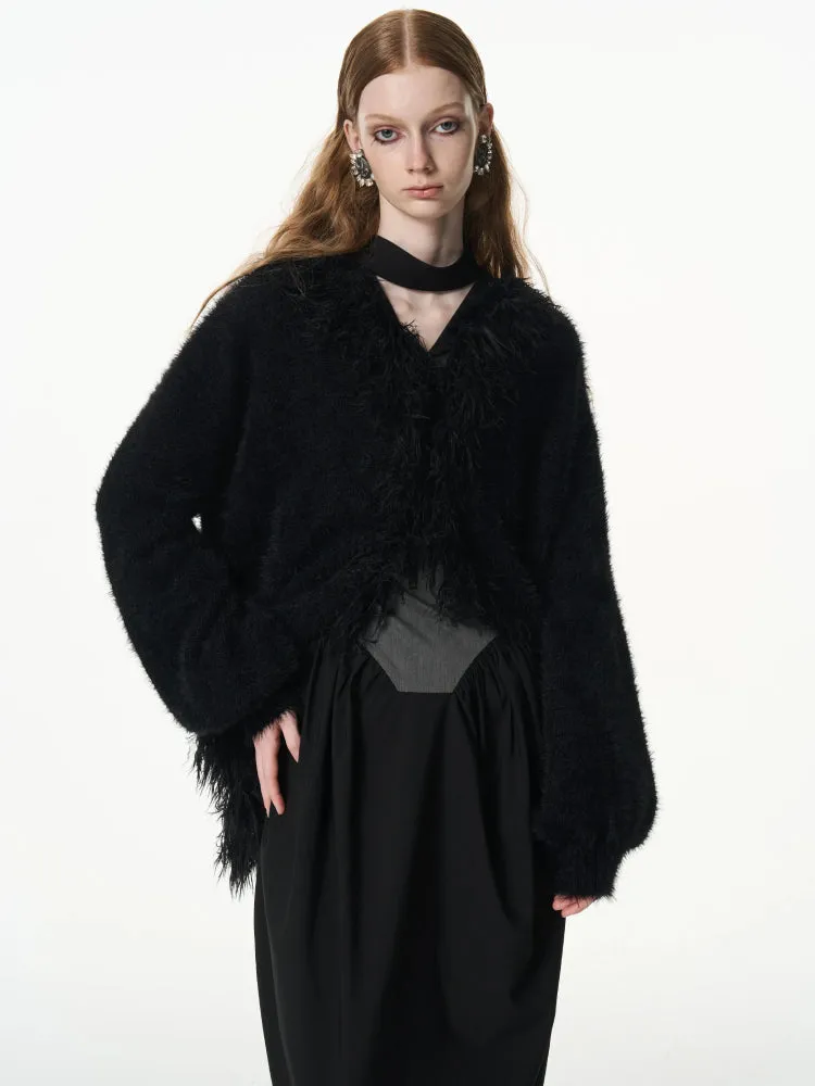 Imitation mink loose thick coat【s0000007325】