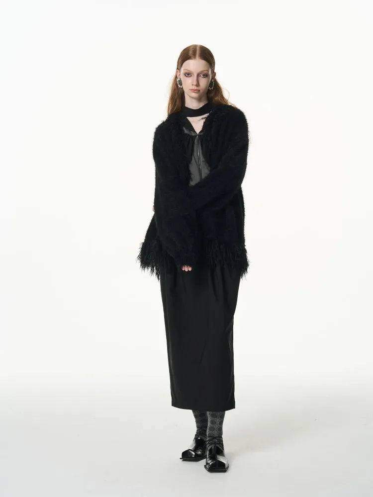 Imitation mink loose thick coat【s0000007325】