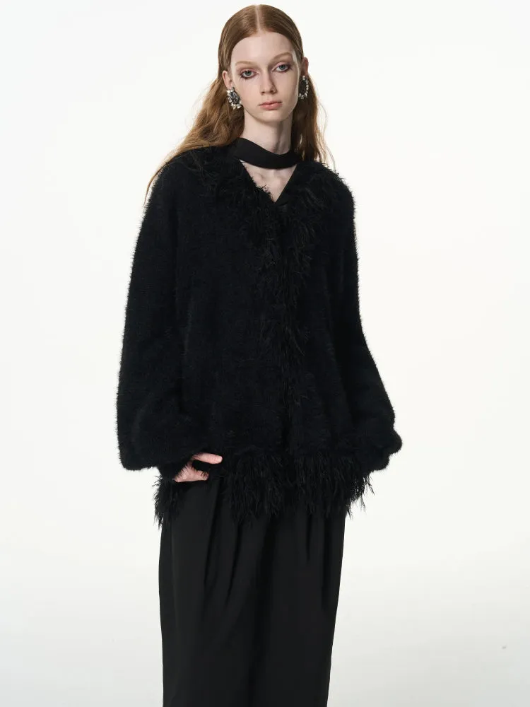 Imitation mink loose thick coat【s0000007325】