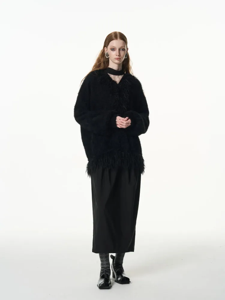 Imitation mink loose thick coat【s0000007325】