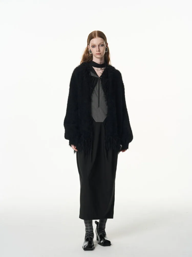 Imitation mink loose thick coat【s0000007325】