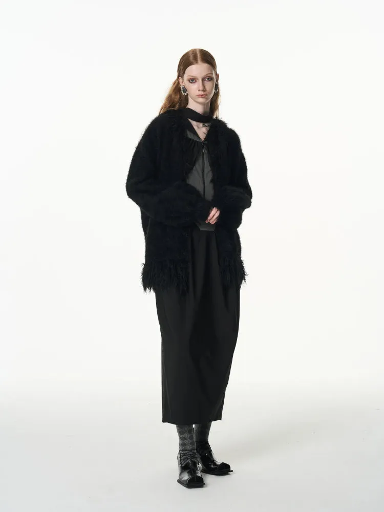 Imitation mink loose thick coat【s0000007325】