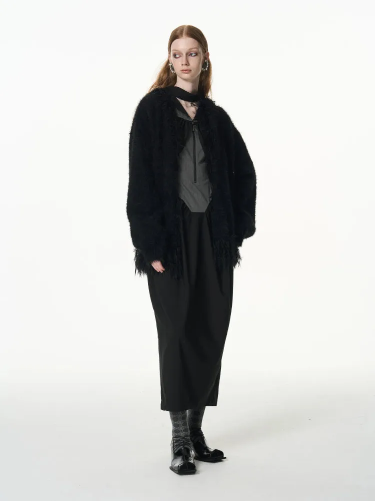 Imitation mink loose thick coat【s0000007325】