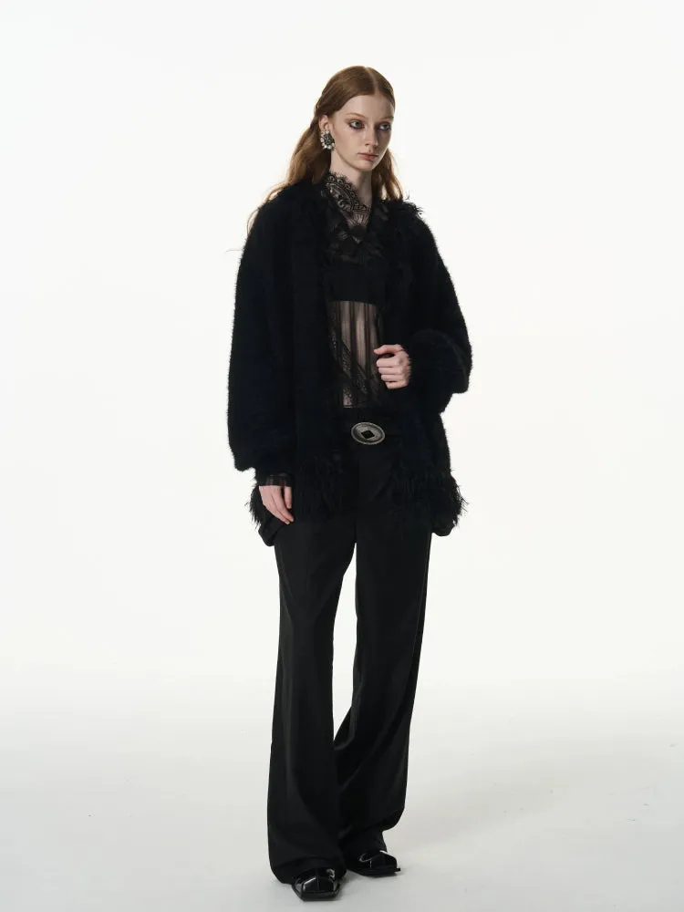 Imitation mink loose thick coat【s0000007325】