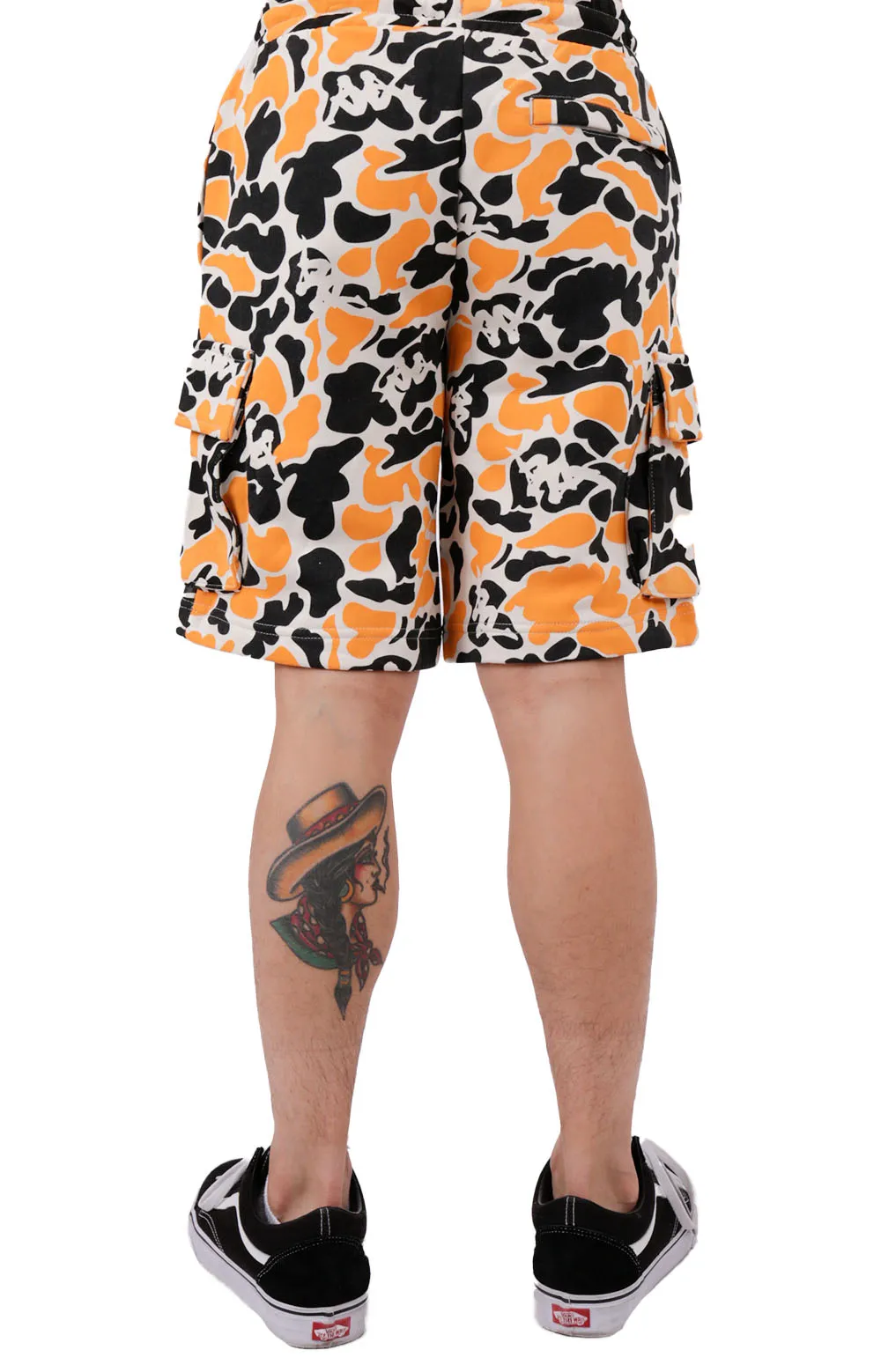 Kappa Men's Authentic Bermuda Shorts - Black Smoke/Grey
