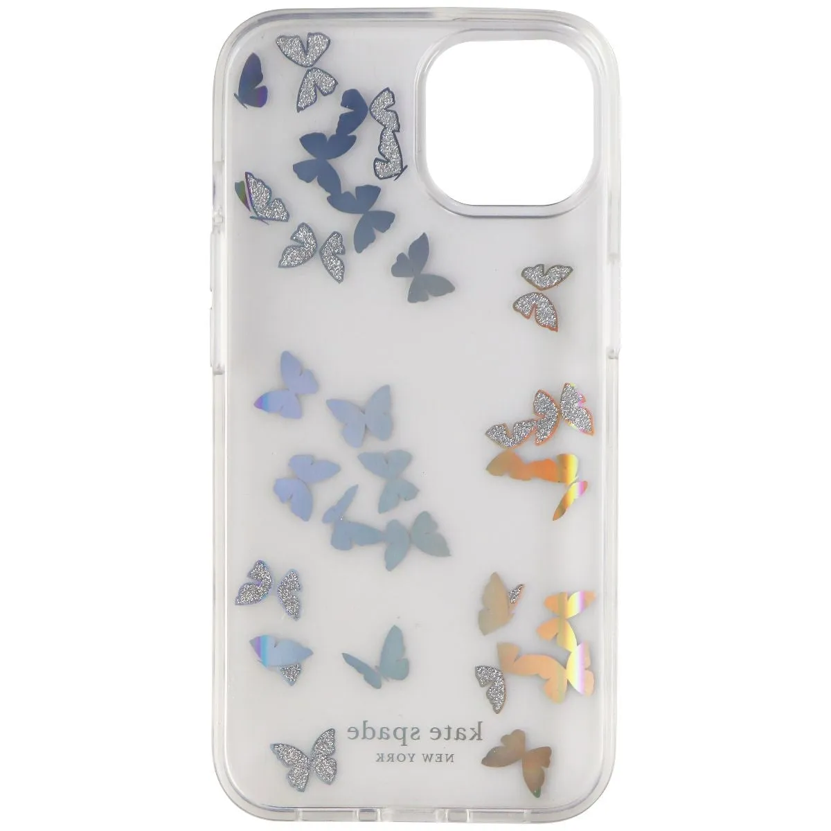 Kate Spade Hardshell Case for iPhone 13 / 14 - Butterfly Cluster Iridescent