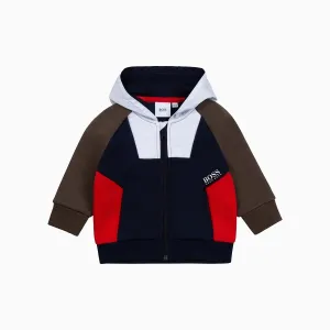 Kid's Zip Hooded Sweat Cardigan Outfit