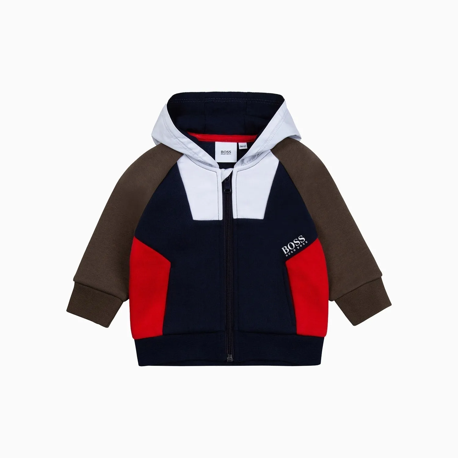 Kid's Zip Hooded Sweat Cardigan Outfit