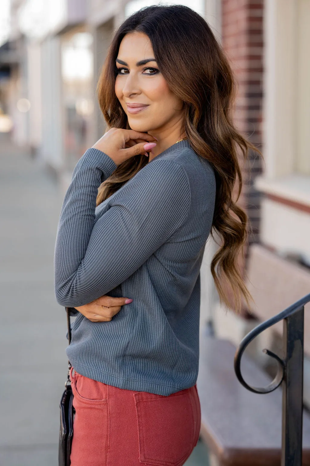 Knit Button Down Cardigan