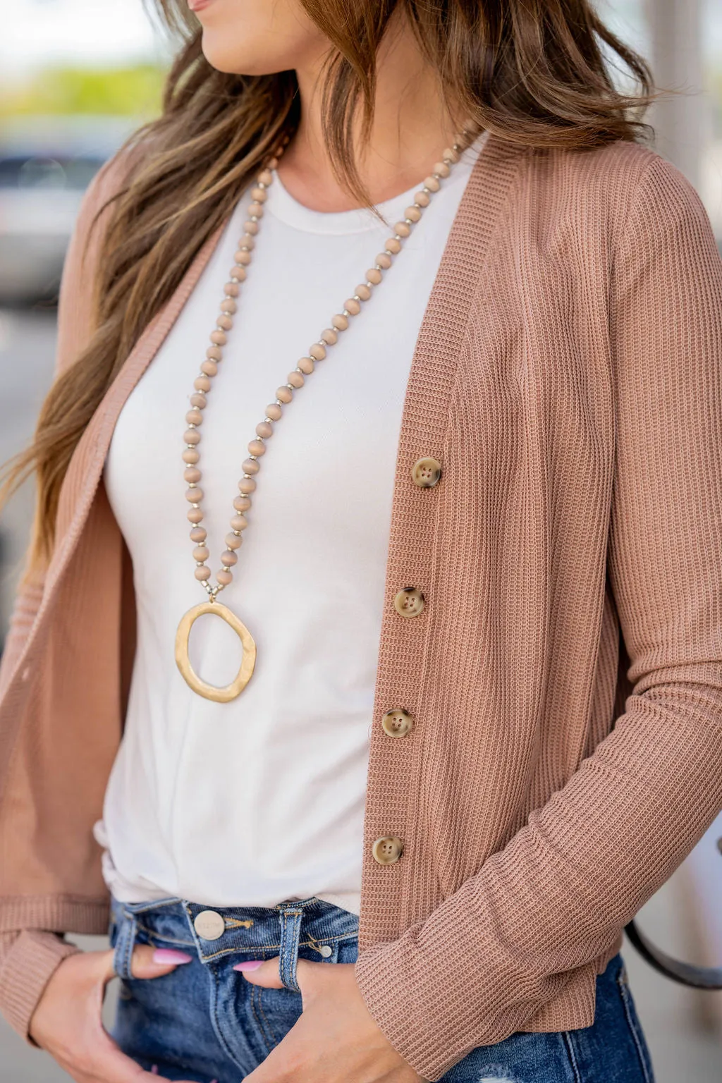 Knit Button Down Cardigan