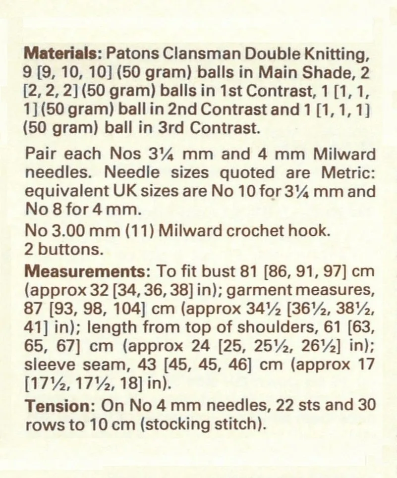 Knitted Ladies Jacket Pattern, Floral Motifs, Instant Download