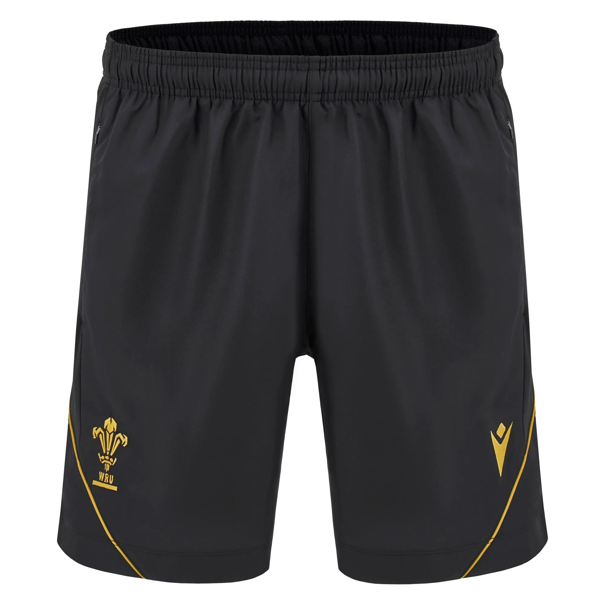 Macron Wales WRU 24/25 Adults Training Six Nations Micro Bermuda Rugby Shorts