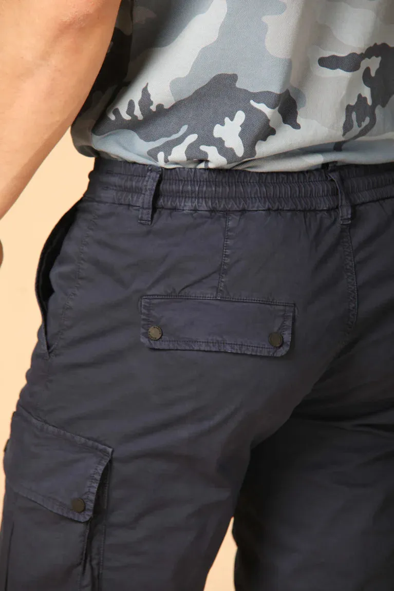 Masons Chile Athleisure Bermuda Shorts Navy