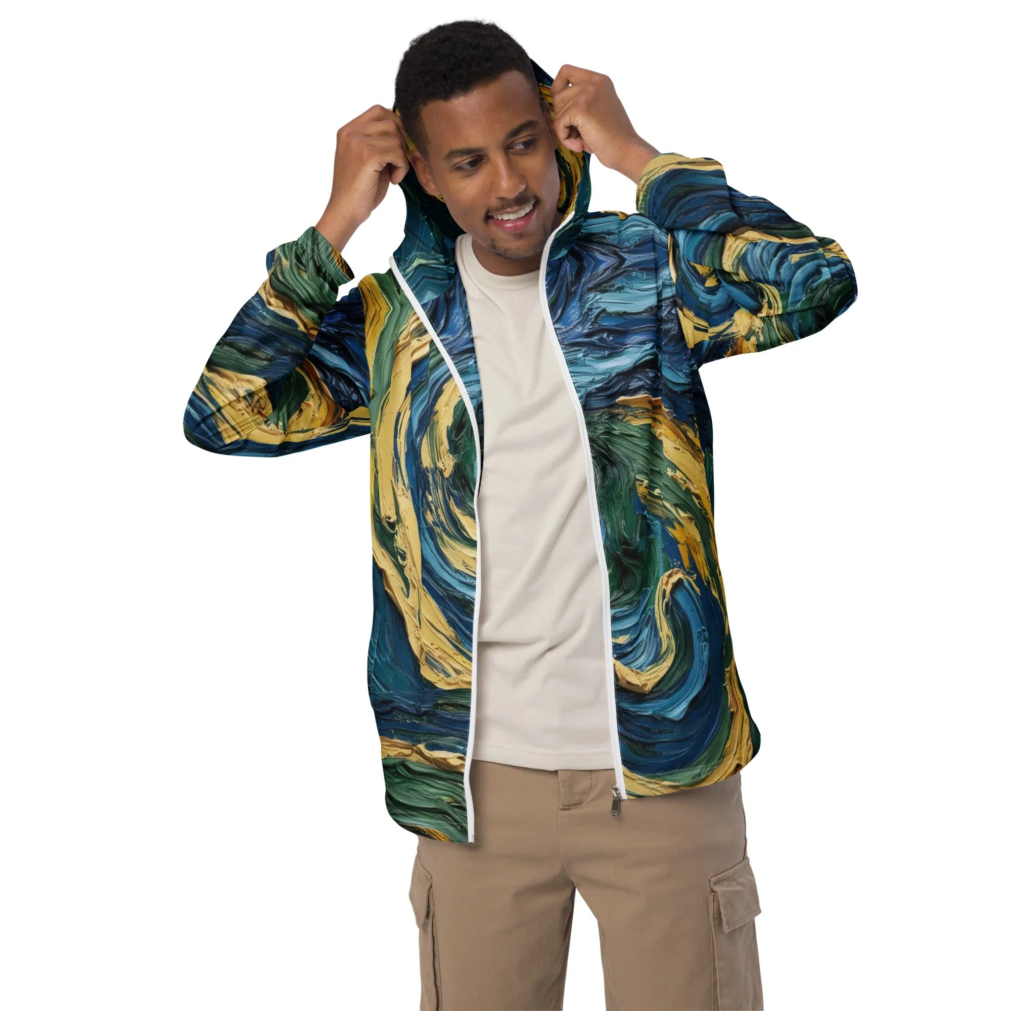 Men’s windbreaker / Vintage Van Gogh