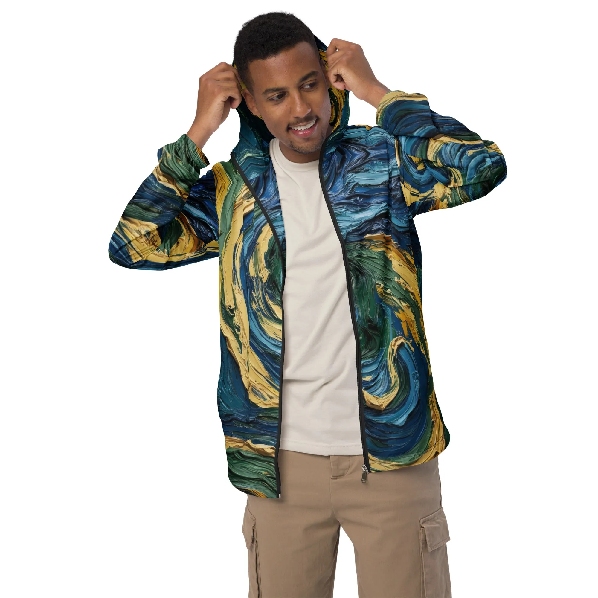 Men’s windbreaker / Vintage Van Gogh