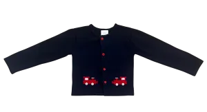 Navy Train Cardigan