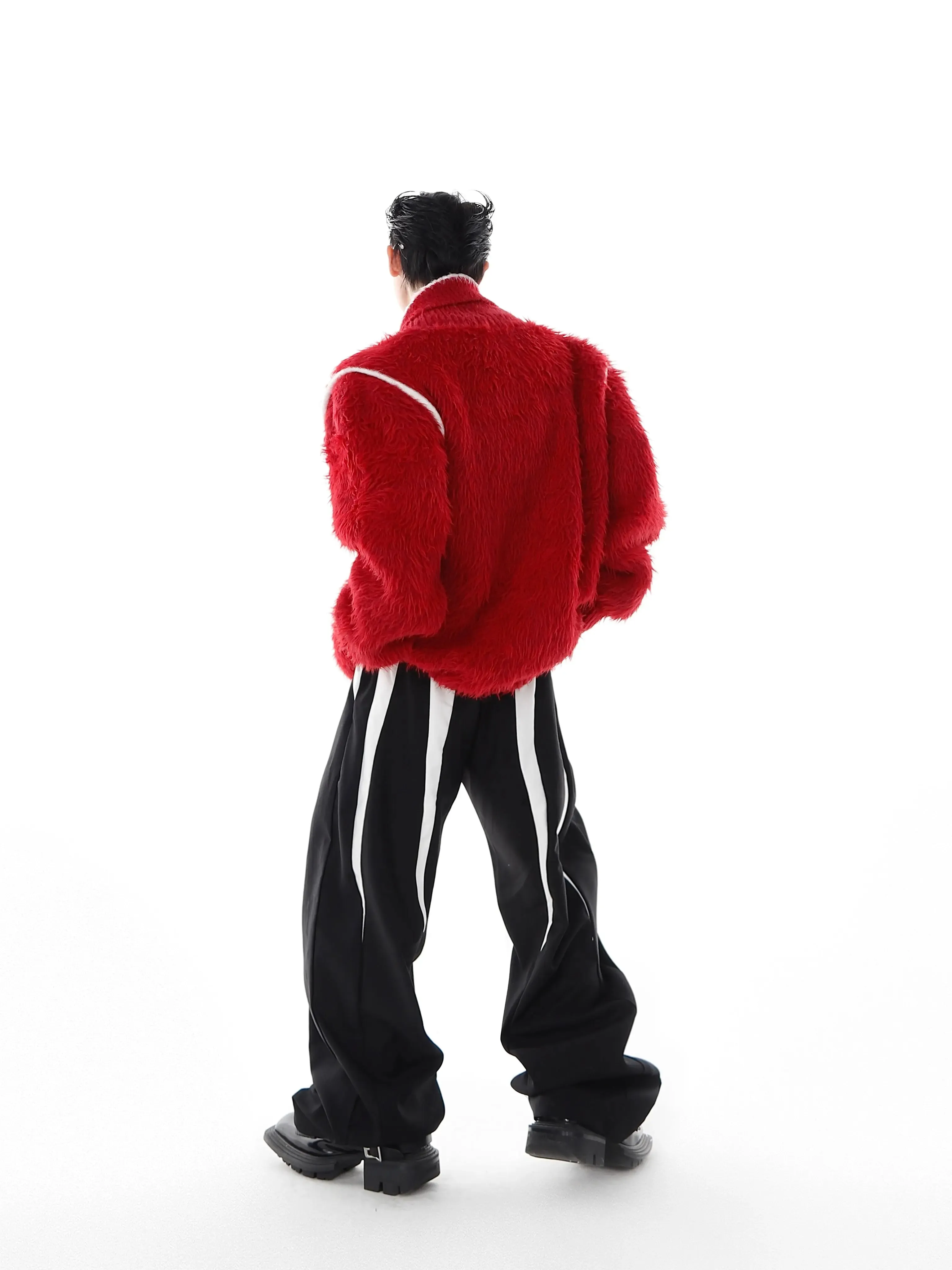 【NEW ARRIVALS】Mink Faux Weighted Knit Sweater