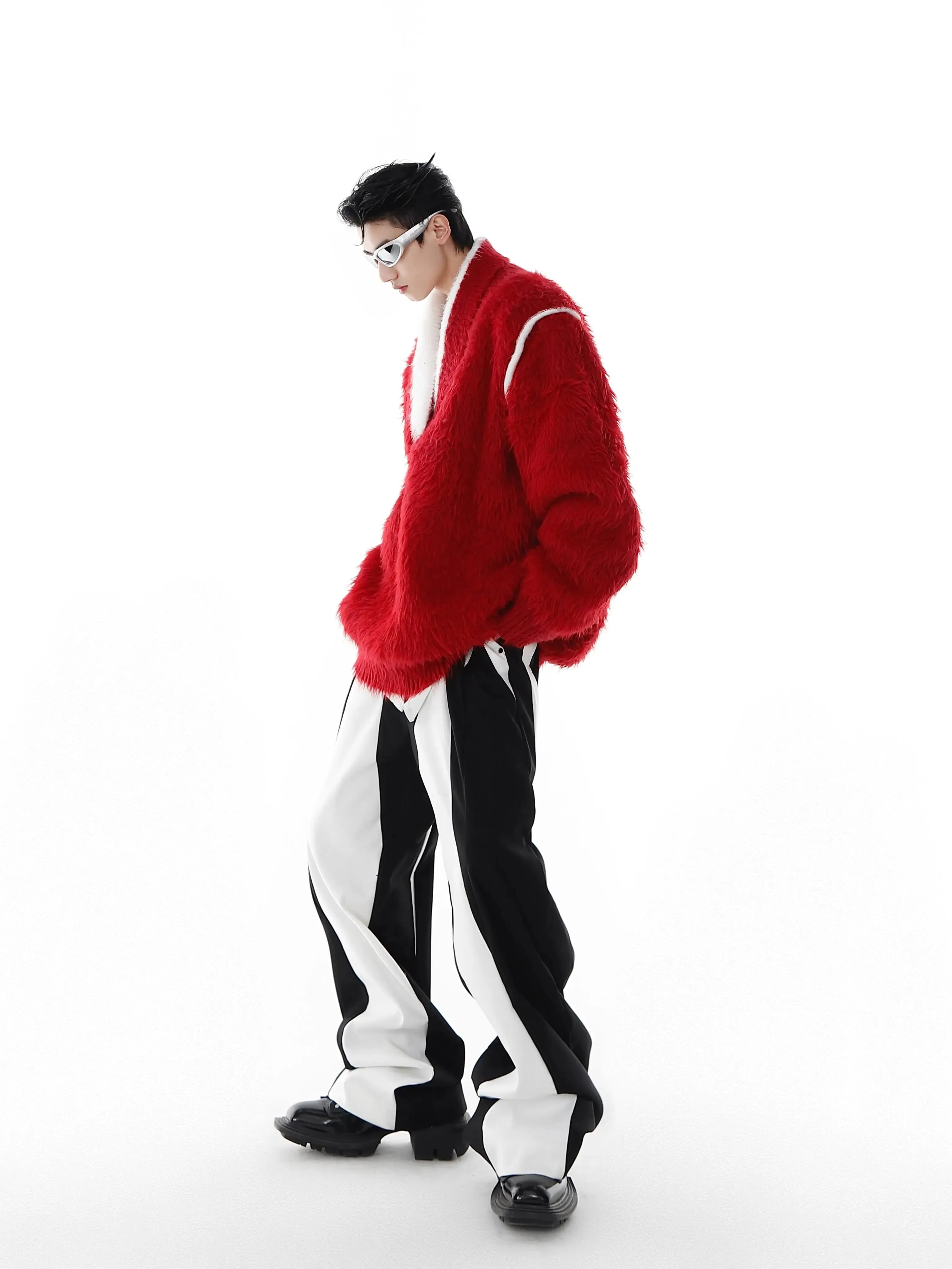 【NEW ARRIVALS】Mink Faux Weighted Knit Sweater