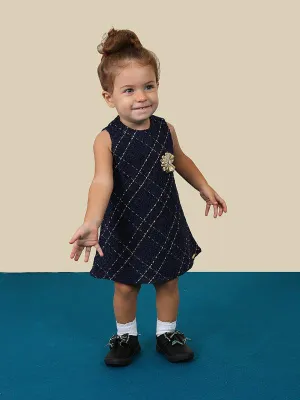 One Friday Navy Blue Sleeveless Dress