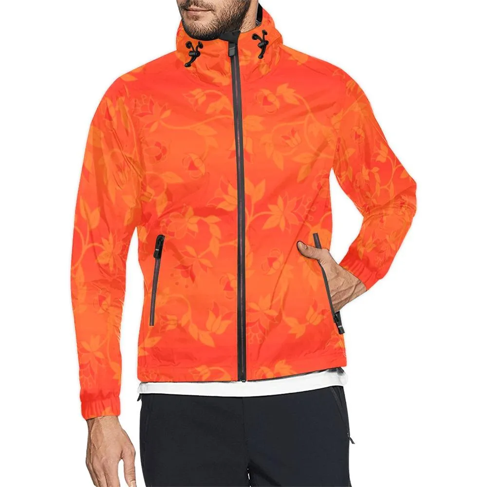 Orange Days Orange A feather for each Unisex Windbreaker