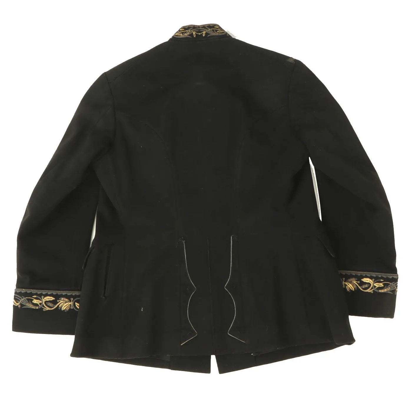 Original 1930s Mexican Military Officer Jacket with Extensive Custom Embroidery