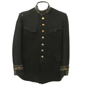 Original 1930s Mexican Military Officer Jacket with Extensive Custom Embroidery