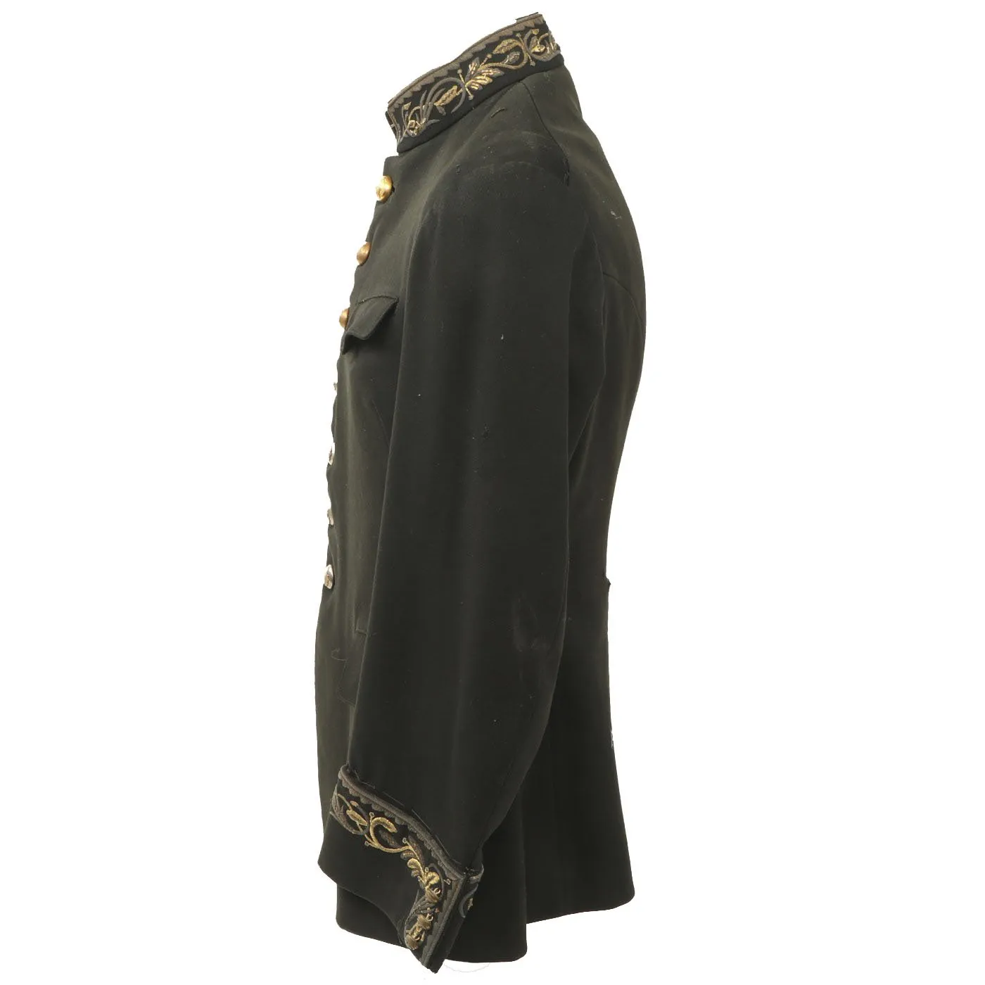 Original 1930s Mexican Military Officer Jacket with Extensive Custom Embroidery