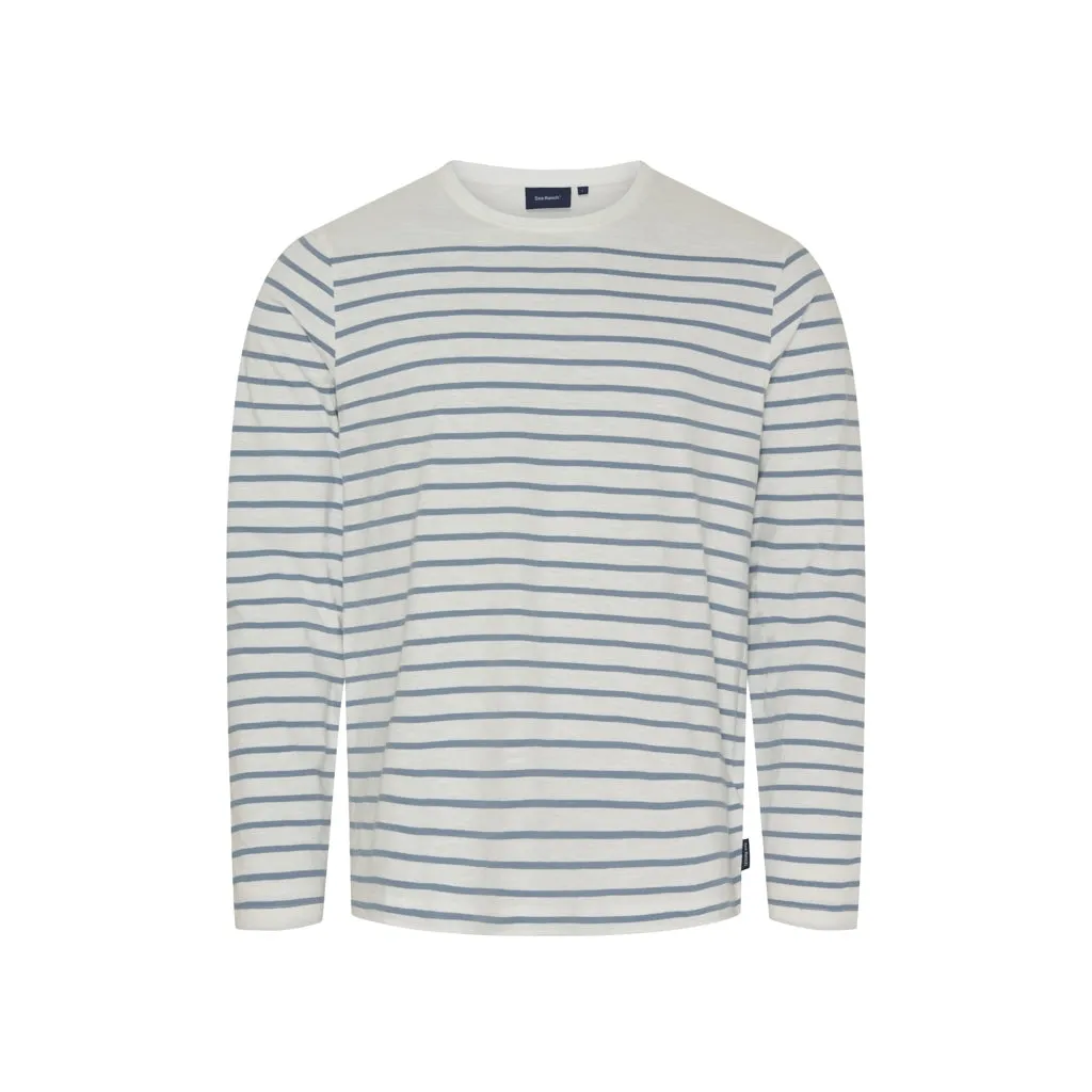 Pauli Tee - Pearl / Dusty Blue
