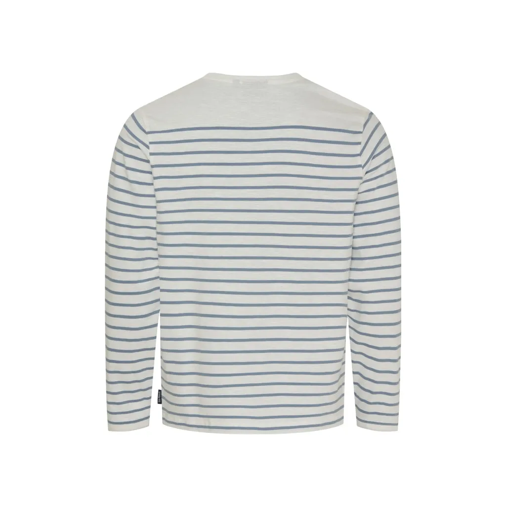 Pauli Tee - Pearl / Dusty Blue