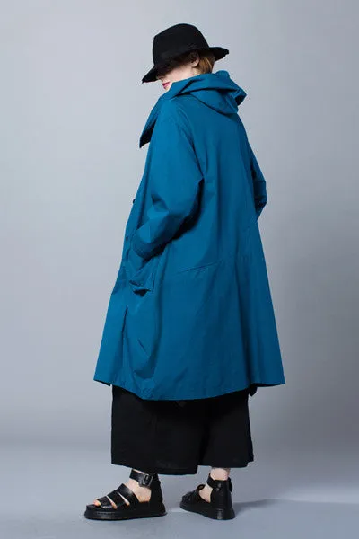 Phoenix Coat in Ocean Canvas