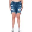 Plus High Rise Bermuda Shorts
