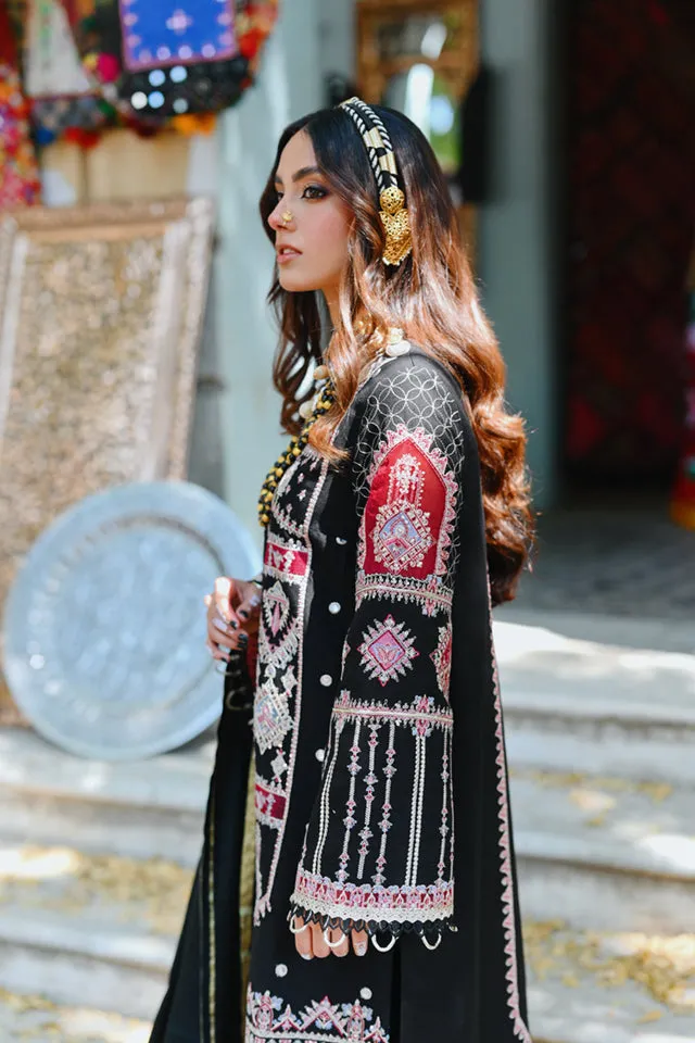 Qalamkar Sayonee Luxury Winter Collection (with Shawl) – K-02 HARAM