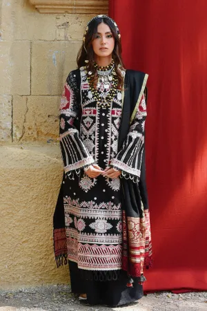 Qalamkar Sayonee Luxury Winter Collection (with Shawl) – K-02 HARAM
