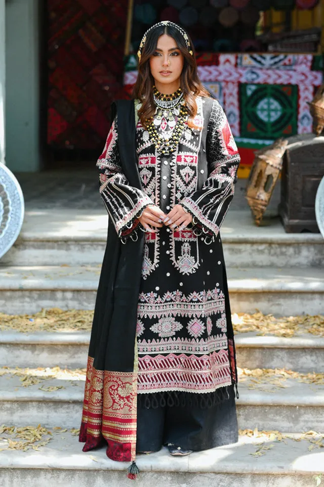 Qalamkar Sayonee Luxury Winter Collection (with Shawl) – K-02 HARAM
