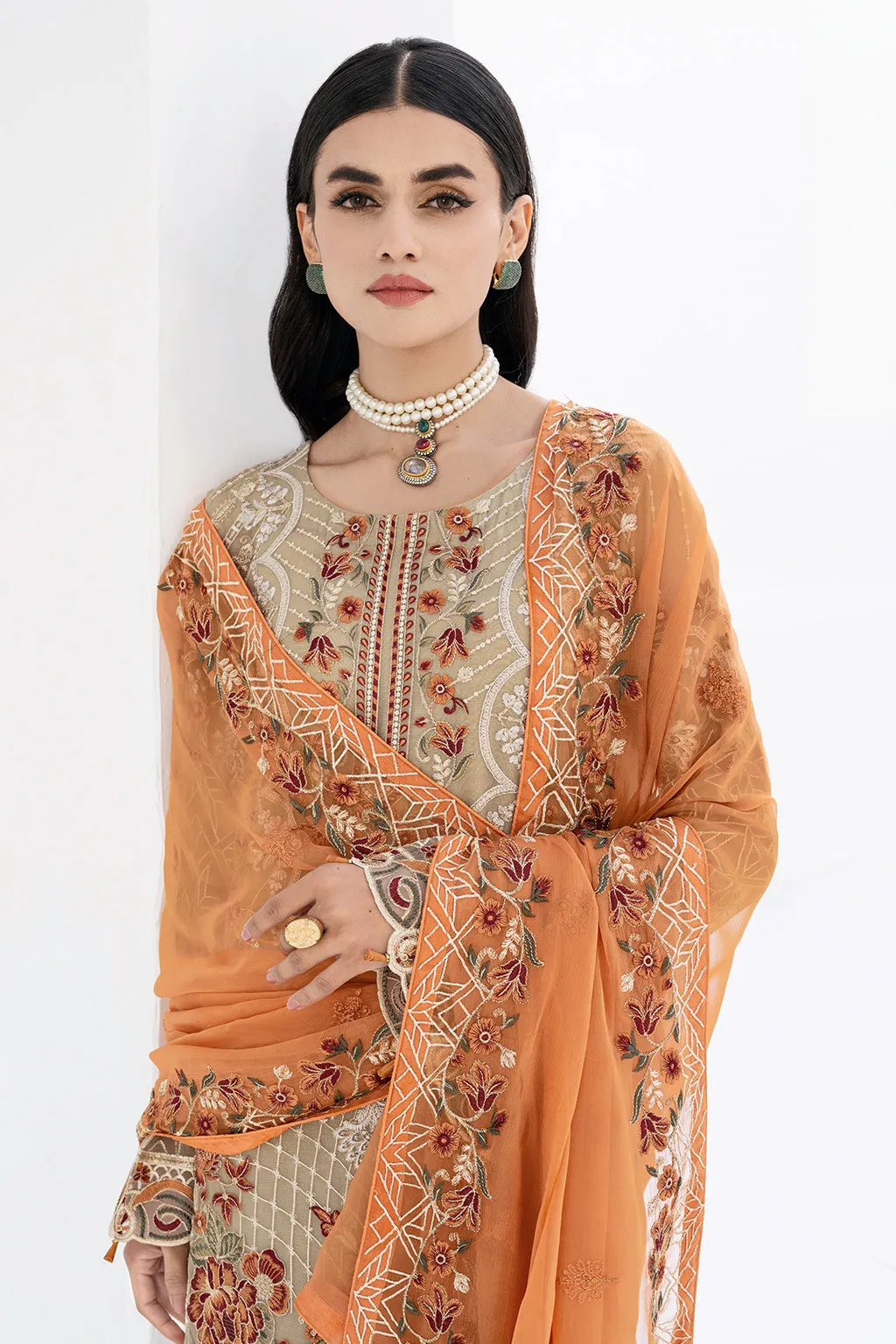 Ramsha Chevron Chiffon Collection 2023 – A-605