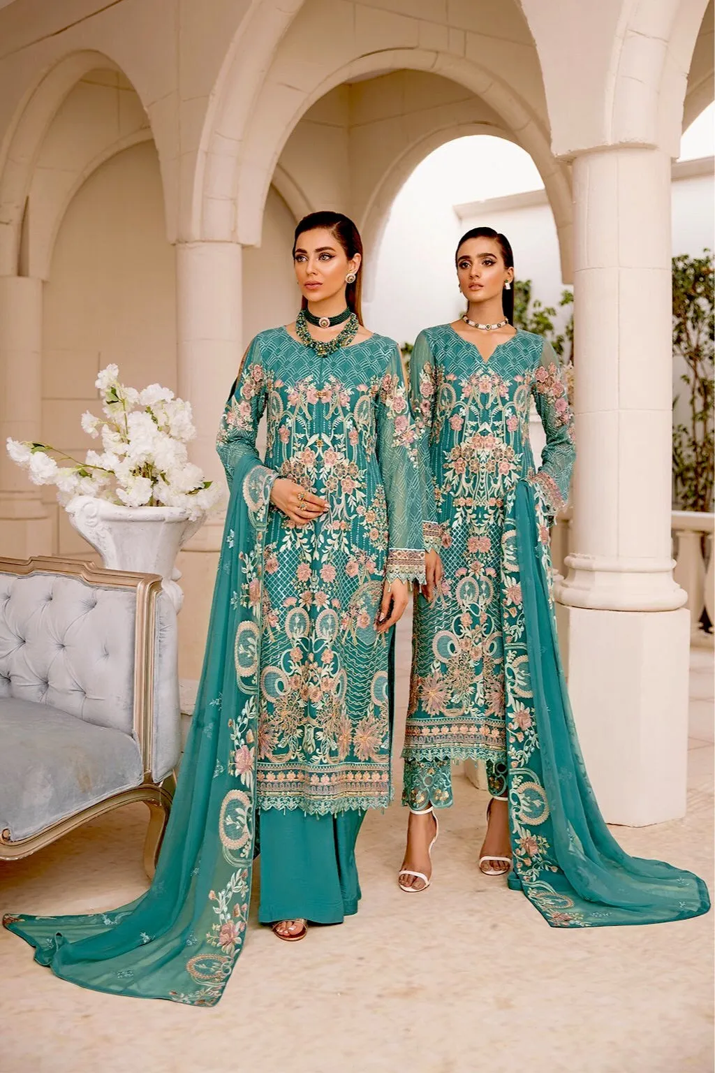 Ramsha Chevron Chiffon Collection Vol-4 – A-411