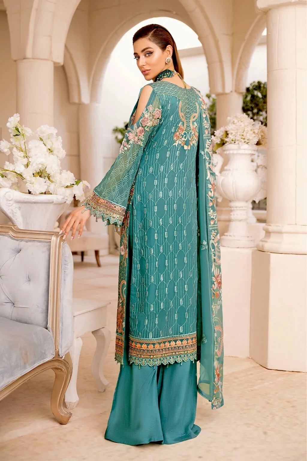 Ramsha Chevron Chiffon Collection Vol-4 – A-411