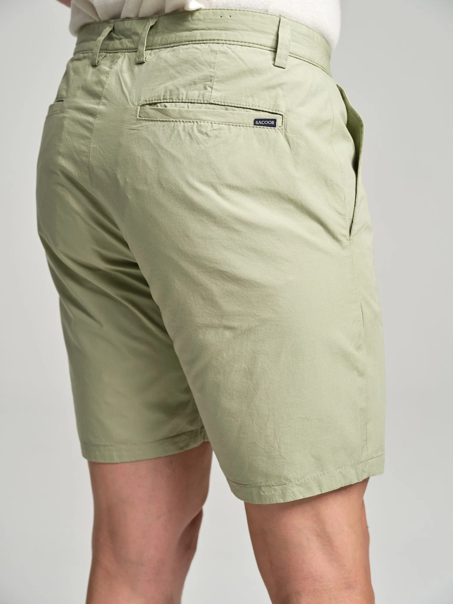 Reversible bermuda shorts