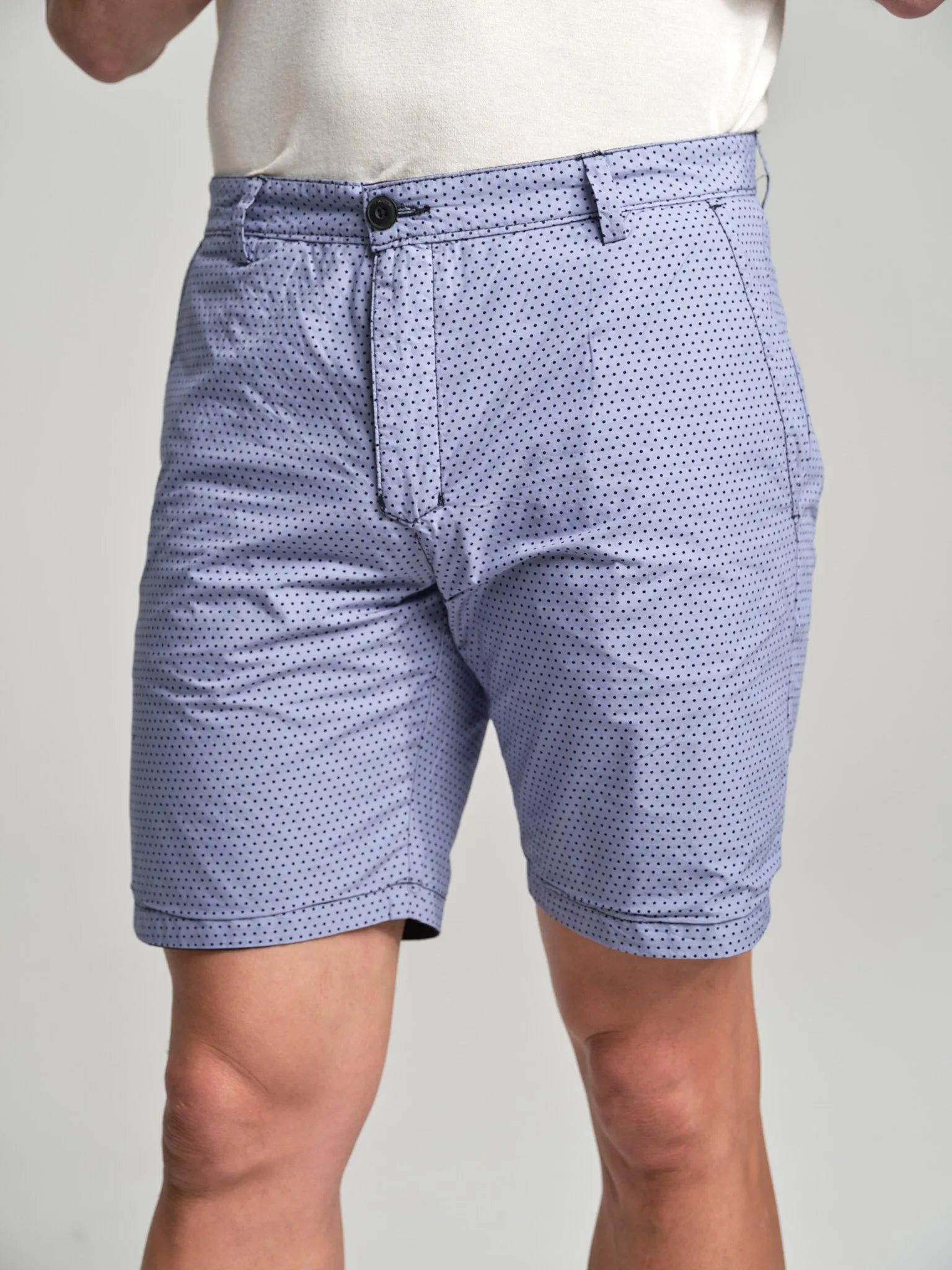 Reversible bermuda shorts