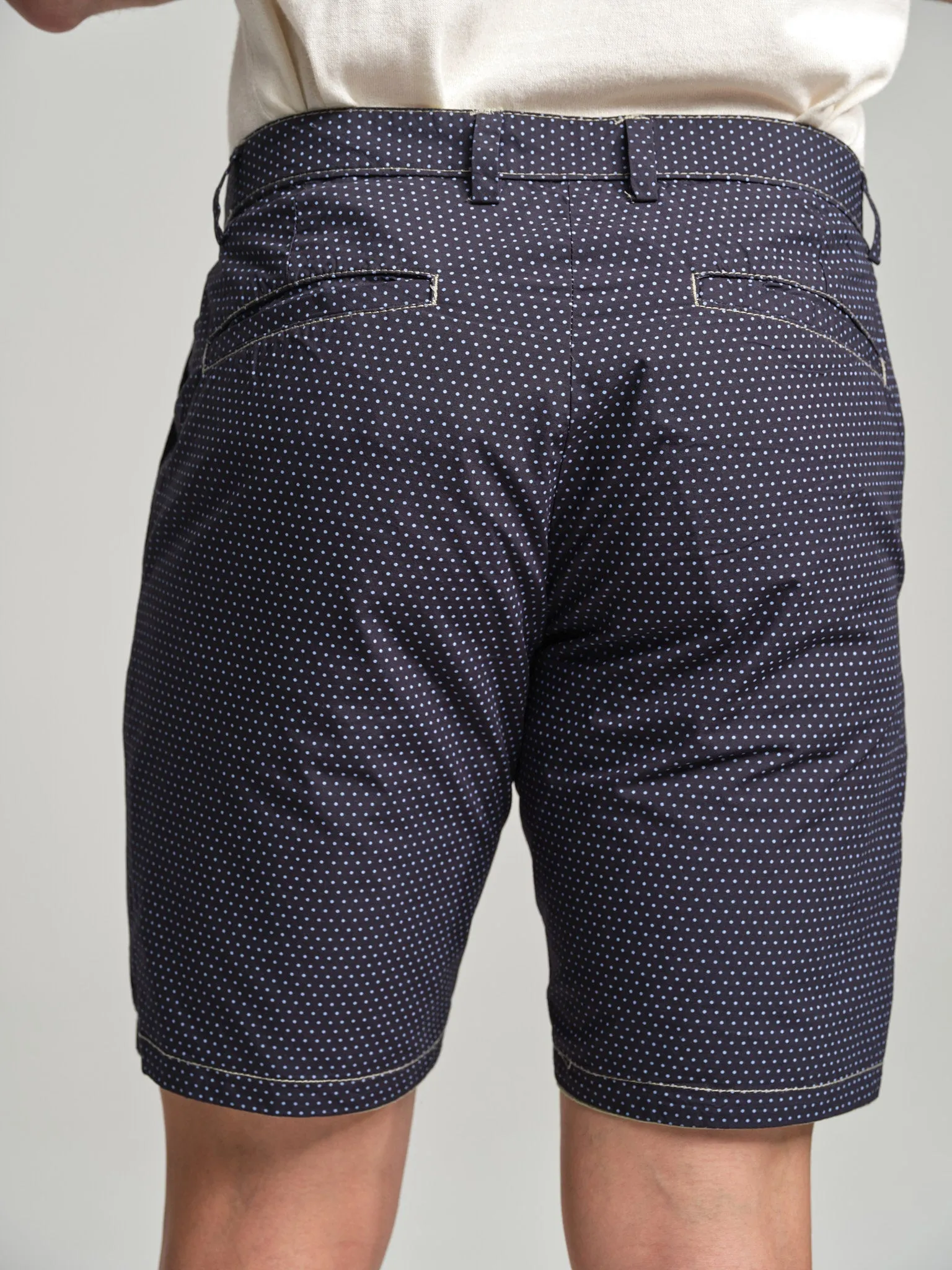 Reversible bermuda shorts