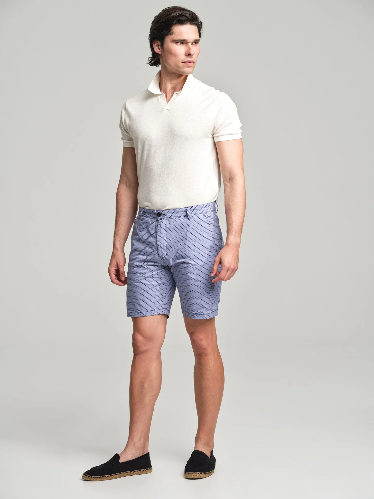 Reversible bermuda shorts