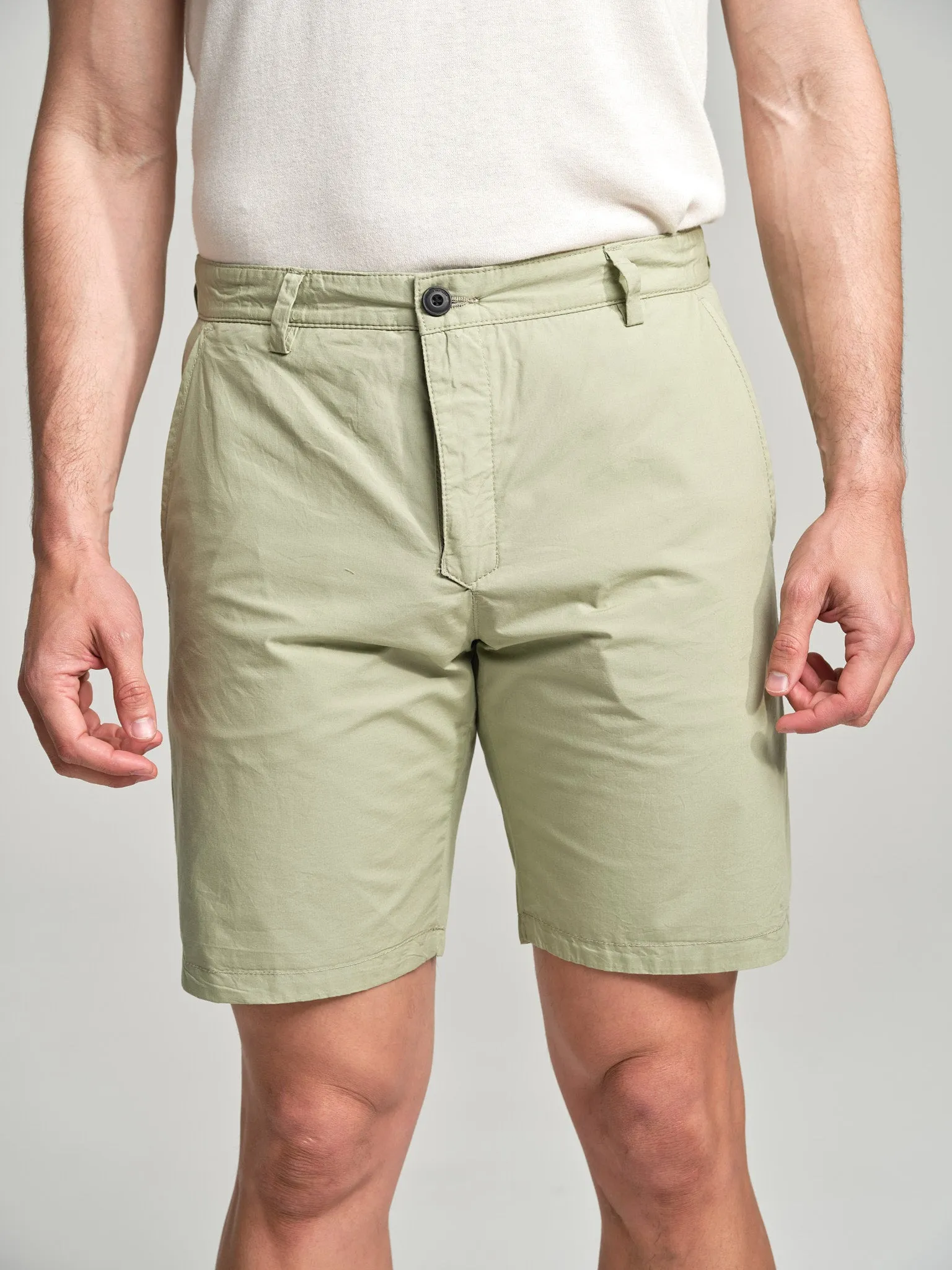 Reversible bermuda shorts