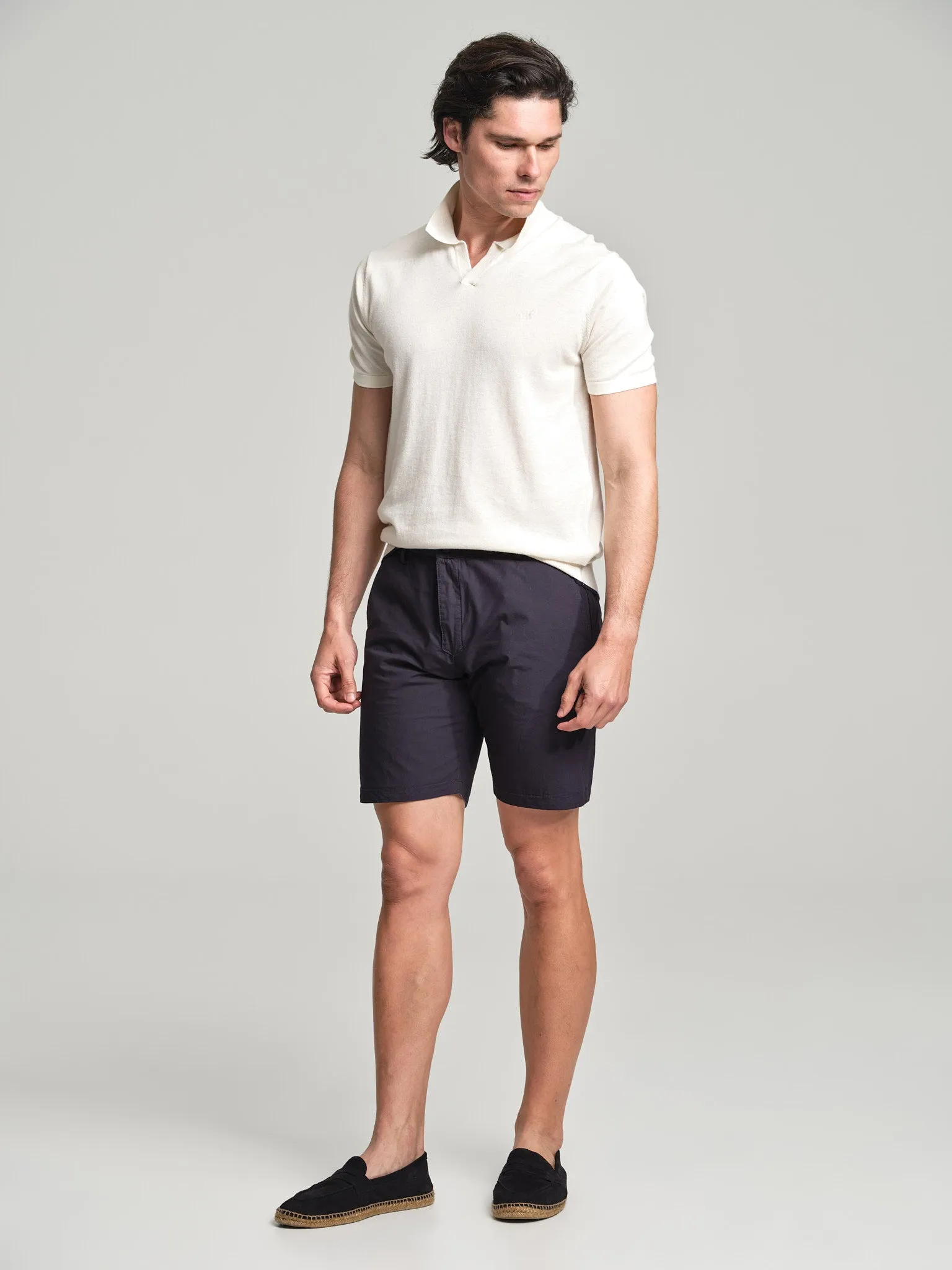Reversible bermuda shorts