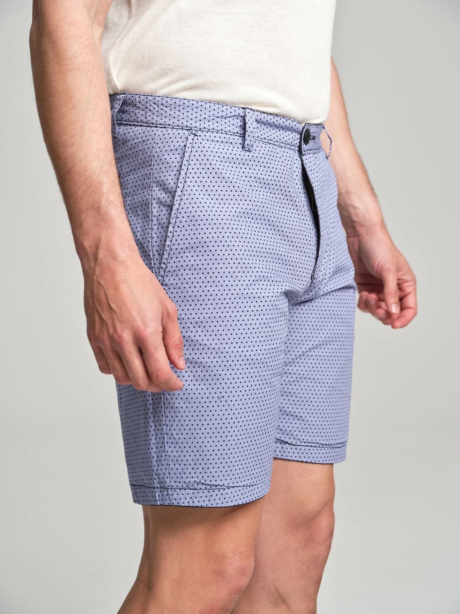 Reversible bermuda shorts