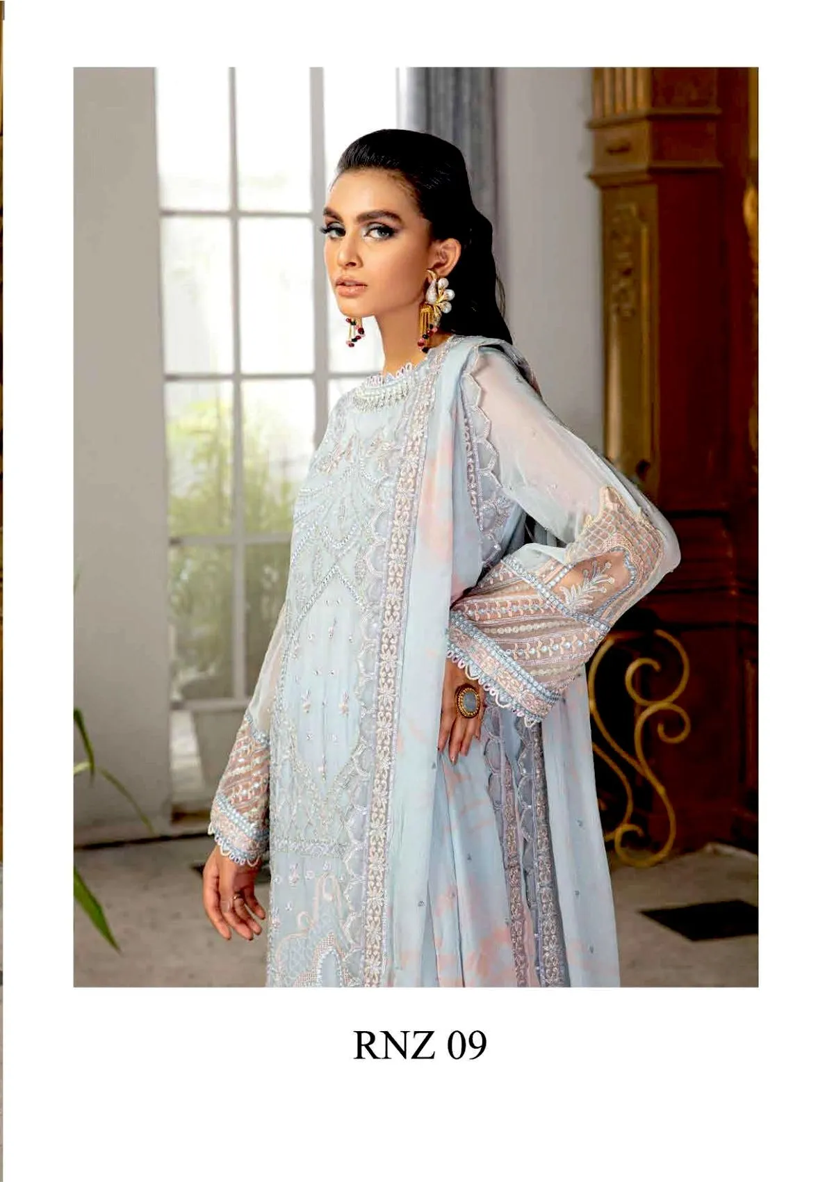 Roheenaz by Mushq Luxury Chiffon Collection '21 – D-9