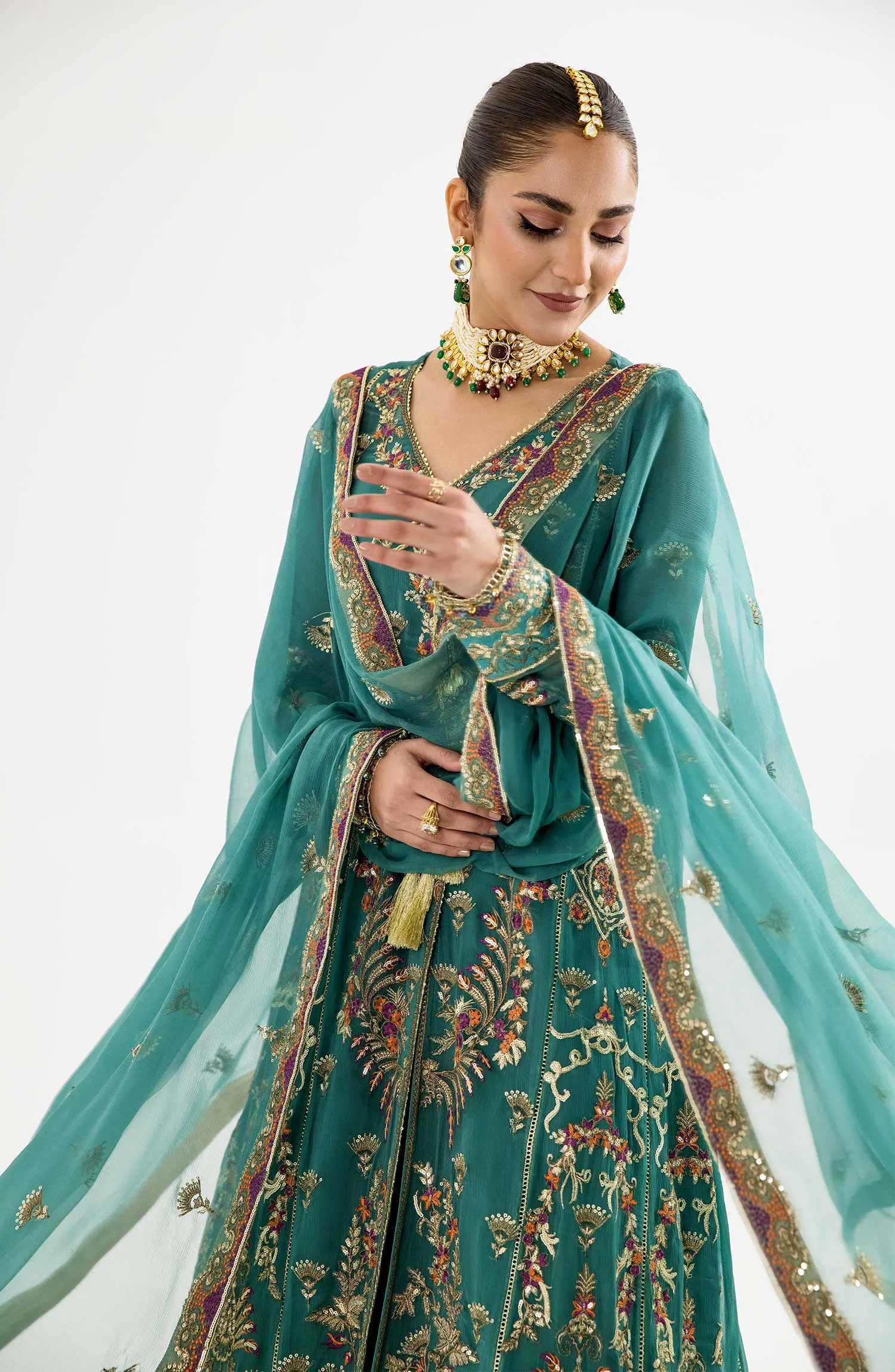 Shamrock by Maryum N Maria - Noor e Nazar Formal Chiffon Collection – Mahy (SFA-0005)