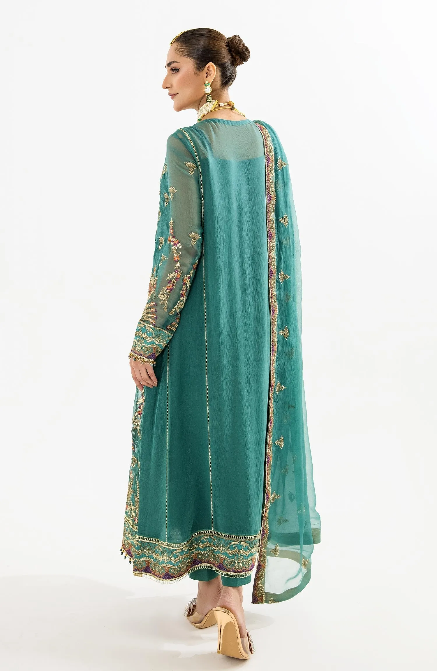 Shamrock by Maryum N Maria - Noor e Nazar Formal Chiffon Collection – Mahy (SFA-0005)