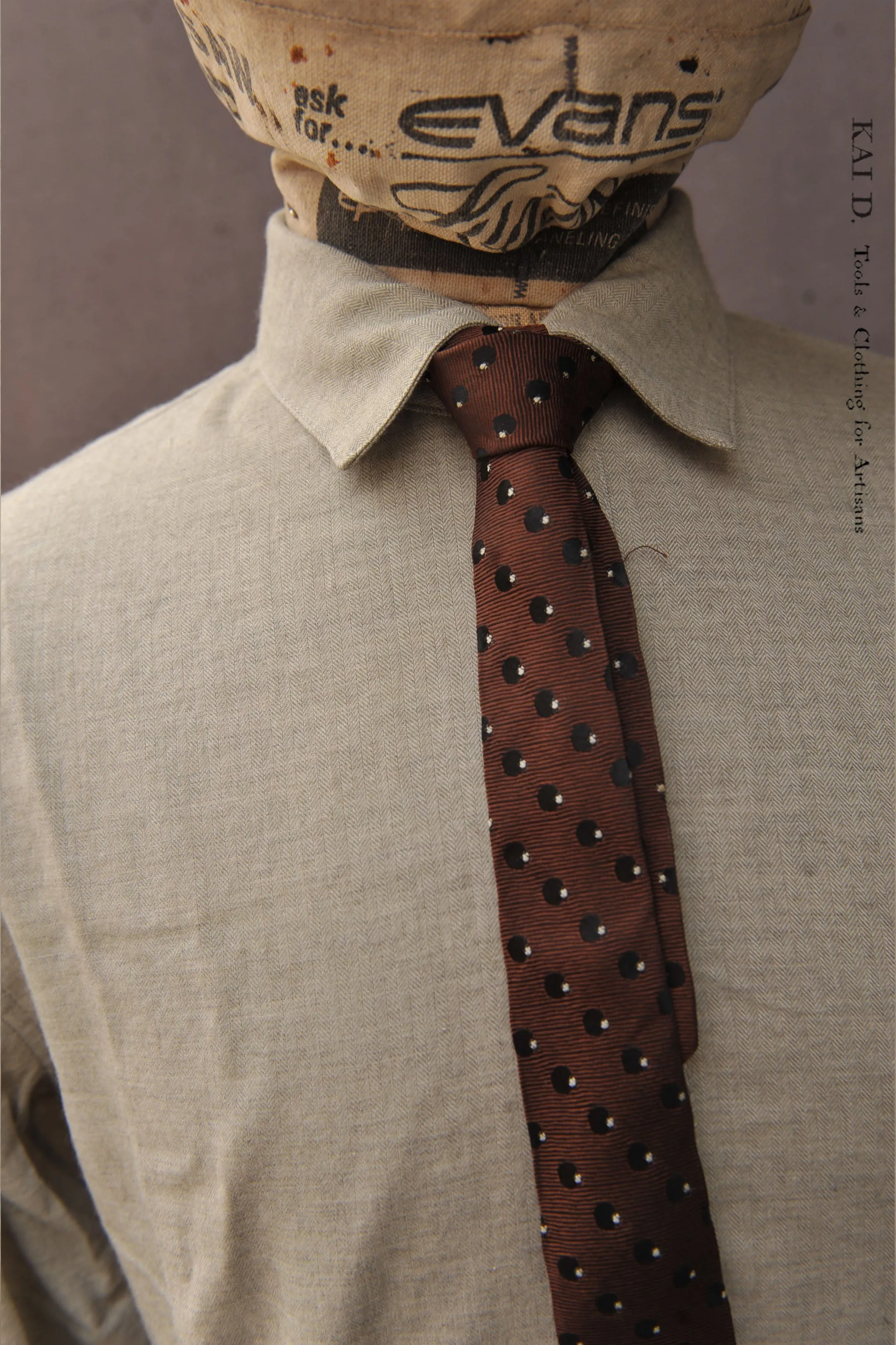 Soft Cotton Herringbone Delancey Shirt - Pale Green - L, XL